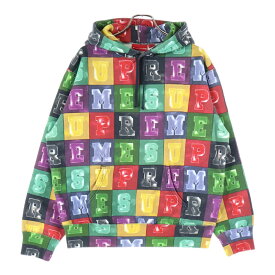 SUPREME(シュプリーム) サイズ:S 20AW Blocks Hooded Sweatshirt ブロックス フーデッド プルオーバーパーカー マルチ【中古】【程度B】【カラーマルチカラー】【取扱店舗BRING福岡天神店】