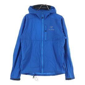 ARC'TERYX(アークテリクス) サイズ:S Squamish Hoody スコーミッシュフーディ ナイロンフーデッドパーカー ジャケット 13647【中古】【程度B】【カラーブルー】【取扱店舗BRING大宮店】