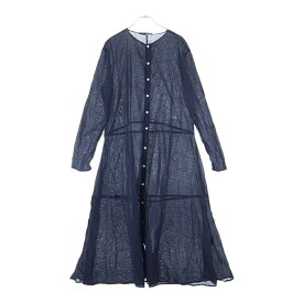 NO BRAND(ノーブランド) サイズ:3 R by 45RPM (アールバイフォーティーアールピーエム) コットン ロングスリーブワンピース ドレス レディース ネイビー【中古】【程度B】【カラーネイビー】【オンライン限定商品】