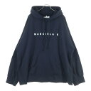 MM6 Maison Margiela(エムエムシックスメゾンマルジェラ) サイズ:M HEAVYWEIGHT LOGO HOODIE ヘビーウェイト フロント…