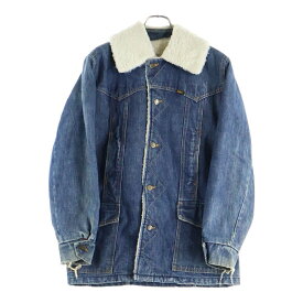 LEE(リー) 70-80s STORM RIDERS DENIM COAT ストームライダー デニムランチコート 裏ボアジャケット ブルー【中古】【程度B】【カラーブルー】【取扱店舗BRING THRIFT CLOSET 幕張店】
