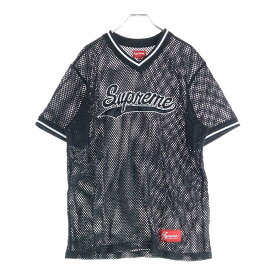 SUPREME(シュプリーム) サイズ:M 18SS Mesh Baseball Top メッシュ ベースボールトップス ブラック【中古】【程度B】【カラーブラック】【取扱店舗BRING THRIFT CLOSET 幕張店】