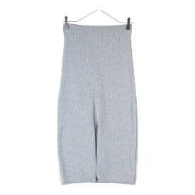 Free People(フリーピープル) サイズ:S リブ編み コットンスリットスカート レディース グレー【中古】【程度B】【カラーグレー】【オンライン限定商品】
