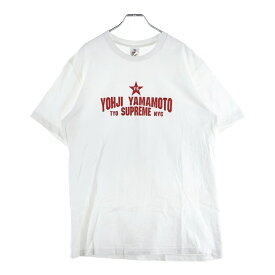 SUPREME(シュプリーム) サイズ:M 25AW ×Y's by Yohji Yamamoto Star Tee ワイズ ヨウジヤマモト スター フロントプリント 半袖Tシャツ カットソー ホワイト【中古】【程度B】【カラーホワイト】【取扱店舗WASTE_NOT名古屋店】