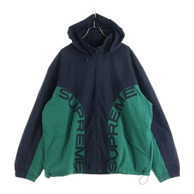 SUPREME(シュプリーム) サイズ:XXL 22AW Curve Track Jaket カーブトラックジャケット ナイロン ブラック/グリーン【中古】【程度A】【カラーブラック】【取扱店舗WASTE_NOT名古屋店】
