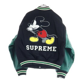 SUPREME(シュプリーム) サイズ:S 25AW Number (N)ine Mickey Varsity Jacket ナンバーナイン ミッキーマウス バーシティジャケット スタジャン ブラック【新古品/中古】【程度S】【カラーブラック】【取扱店舗原宿】