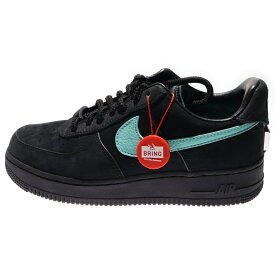 NIKE(ナイキ) サイズ:24.5cm ×TIFFANY&CO AIR FORCE 1 LOW 1837 BLACK ティファニー エアフォース1 ローカットスニーカー シューズ ブルー/ブラック US6.5/24.5cm DZ1382-001【中古】【程度A】【カラーブルー】【取扱店舗BRING KICKS】