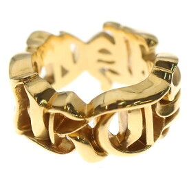 CHROME HEARTS(クロムハーツ) サイズ:22.0号 22K LARGE SCRIPT BAND ラージ スクリプトバンド リング ゴールド【中古】【程度A】【カラーゴールド】【取扱店舗OneStyle原宿店】