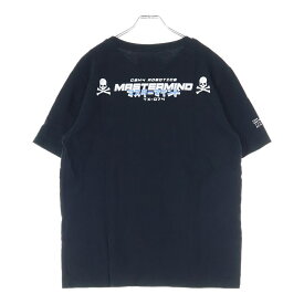 mastermind JAPAN(マスターマインドジャパン) サイズ:M ×C2H4 Japan Robotics Logo Tee ジャパンロボティクスロゴプリント半袖Tシャツ ブラック【中古】【程度A】【カラーブラック】【取扱店舗BRING WASTE_NOT】