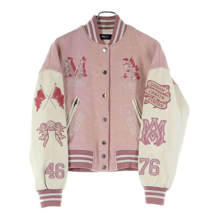 楽天市場】AMIRI(アミリ) サイズ:S Angegel Varsity Jacket エンジェル 