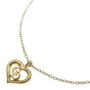 Christian Dior(クリスチャンディオール) ハートロゴ ネックレス ペンダント チェーン ゴールド GP【中古】【程度B】【カラーゴールド】【取扱店舗BRING京都河原町店】