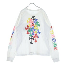 CHROME HEARTS(クロムハーツ) サイズ:XL MLTCOL CEM CRS L/S マルチセメタリー 長袖Tシャツ カットソー ホワイト【中古】【程度B】【カラーホワイト】【取扱店舗BRING仙台店】