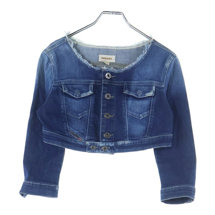 楽天市場】DIESEL(ディーゼル) サイズ:XS ショート丈 デニムジャケット 