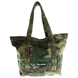 SUPREME(シュプリーム) 25SS b.b. Simon Denim Tote Bag ビービーサイモン スタッズデニム トートバッグ カモフラ【中古】【程度B】【カラーマルチカラー】【取扱店舗BRING福岡天神店】