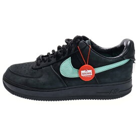 NIKE(ナイキ) サイズ:US8.5 /26.5cm AIR FORCE 1 LOW 1837 BLACK ティファニー エアフォース1 ローカットスニーカー ブラック DZ1382-001 US8.5 /26.5cm【中古】【程度B】【カラーブラック】【取扱店舗BRING KICKS】