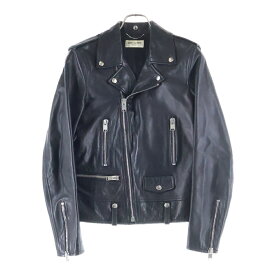 SAINT LAURENT PARIS(サンローランパリ) サイズ:44 15AW L01 CLASSIC MOTORCYCLE LEATHER RIDERS JACKET クラシックモーターサイクル ライダースジャケット レザー ブラック 397290 Y5YA1【中古】【程度B】【カラーブラック】【取扱店舗BRING京都河原町店】