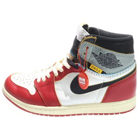 NIKE(ナイキ) サイズ:26.5cm ×UNION Air Jordan 1 Retro High OG Chicago Shadow ユニオン エアジョーダン1 レトロ OG シカゴ シャドウ ハイカットスニーカー US8.5/26.5cm HV8563-600【中古】【程度B】【カラーホワイト】【取扱店舗BRING KICKS】