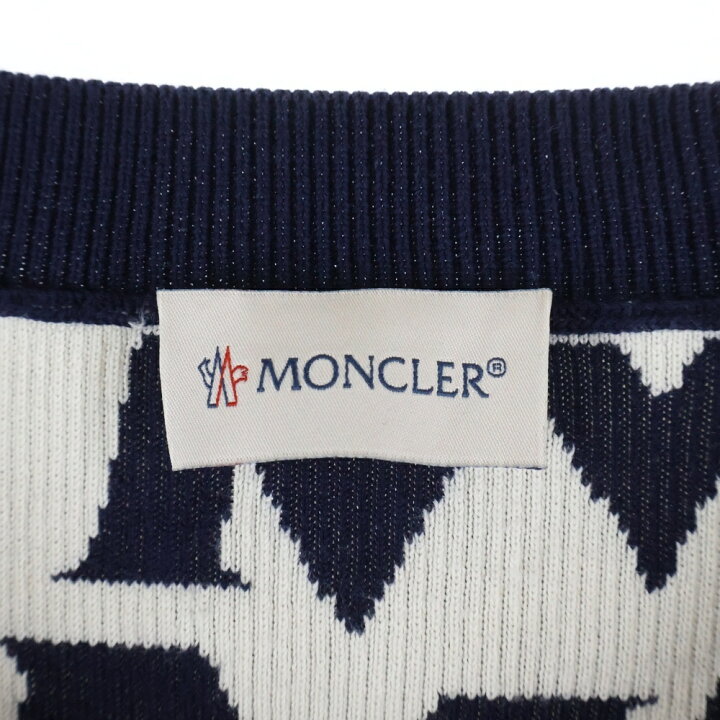 楽天市場】MONCLER(モンクレール) サイズ:XL 24SS GIROCOLLO TRICOT 