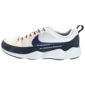 NIKE(ナイキ) サイズ:27.5cm × FRAGMENT AIR ZOOM SPIRIDON SP BLUE VOID フラグメント エア ズーム スピリドン ローカットスニーカー ホワイト US9.5/27.5cm HF5455-100【中古】【程度C】【カラーホワイト】【オンライン限定商品】