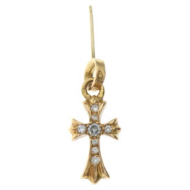 CHROME HEARTS(クロムハーツ) 22K BBY F PPRCHN A/DIA 22Kベイビーファット アフターダイヤ ピアス ゴールド【中古】【程度B】【カラーゴールド】【取扱店舗OneStyle新宿店】