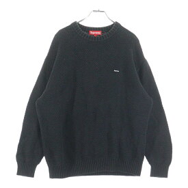 SUPREME(シュプリーム) サイズ:L 20AW Textured Small Box Sweater テクスチャード スモール ボックス セーター ブラック【中古】【程度B】【カラーブラック】【取扱店舗渋谷】