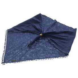 KAPITAL(キャピタル) 三角タッセルストール リング付 ブルー 90J42【中古】【程度A】【カラーブルー】【オンライン限定商品】