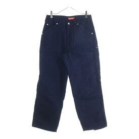 SUPREME(シュプリーム) サイズ:30 22AW Moleskin Double Knee Painter Pants モールスキン ダブルニー ペインター ネイビー ブラック【中古】【程度B】【カラーネイビー】【取扱店舗渋谷】