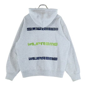 SUPREME(シュプリーム) サイズ:M 24AW AOI Stacked 葵産業 フーデイー グレー コットン パーカー【中古】【程度B】【カラーグレー】【取扱店舗BRING大宮店】