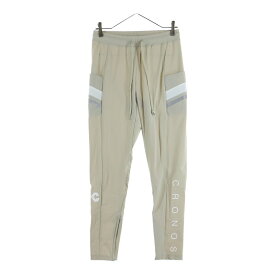 NO BRAND(ノーブランド) サイズ:M CRONOS クロノス サイドポケット ナイロン トラックパンツ ベージュ CR-SP-0057【中古】【程度B】【カラーベージュ】【オンライン限定商品】