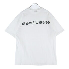 HUMAN MADE(ヒューマンメイド) サイズ:L ×POKEMON MADE GRAPHIC T-SHIRT ポケモン ロゴ刺繍 クルーネック半袖Tシャツ ホワイト【中古】【程度B】【カラーホワイト】【取扱店舗BRING THRIFT CLOSET 幕張店】