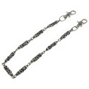 CHROME HEARTS(クロムハーツ) サイズ:9LINK ROLLER LONG-T/2クリップロング ローラー ウォレットチェーン シルバー【…