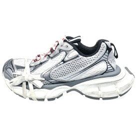 BALENCIAGA(バレンシアガ) サイズ:37 3XL SNEAKER スリーエックスエル ユーズド加工メッシュローカットスニーカー レディース 734731 ホワイト/シルバー【中古】【程度B】【カラーホワイト】【取扱店舗BRING：RED新宿東口店】