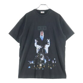 KITH(キス) サイズ:XS ×MARVEL Kingpin Tee マーベル フロントロゴプリント半袖Tシャツ カットソー ブラック【中古】【程度A】【カラーブラック】【取扱店舗渋谷】