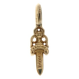 CHROME HEARTS(クロムハーツ) 22K STACK DAGGER V2 ダガースタックチャーム ゴールドネックレストップ【中古】【程度B】【カラーゴールド】【取扱店舗新宿】