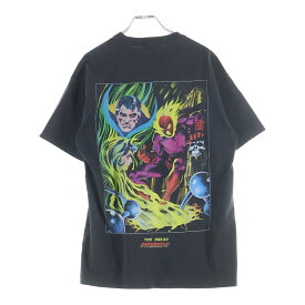 KITH(キス) サイズ:XS ×Marvel Dormammu Tee マーベル ドーマムゥ ロゴパッチ半袖Tシャツ ブラック【中古】【程度A】【カラーブラック】【取扱店舗渋谷】