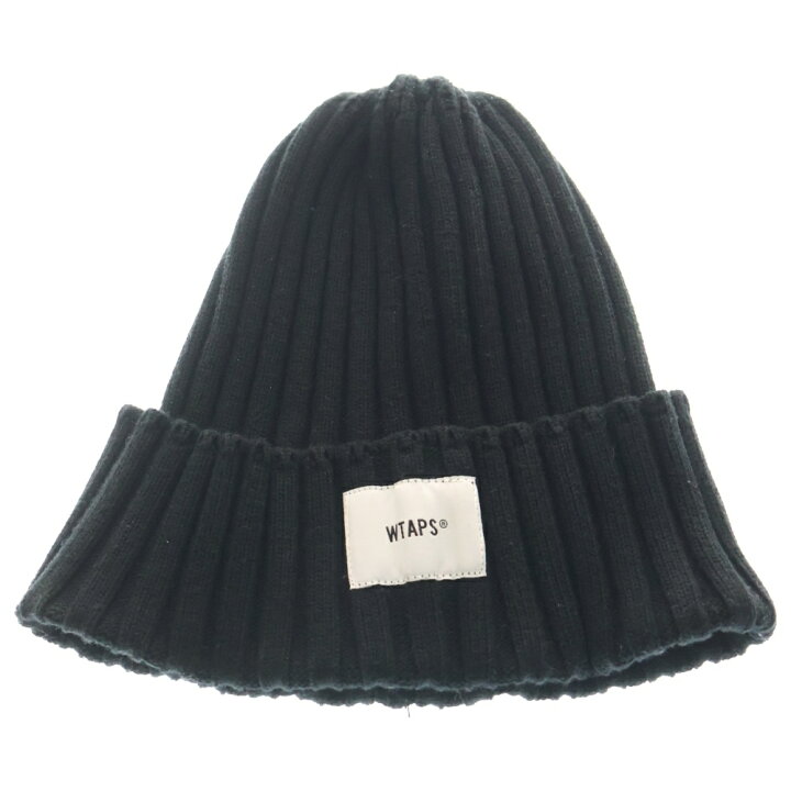 WTAPS ダブルタップス サイズ 0 21SS ビーニー ニットキャップ 帽子 ブラック 211MADT-HT01 中古 程度B カラーブラック 取扱店舗BRING WASTE NOT ブランド買取・販売 BRING