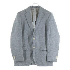 HUGO BOSS(ヒューゴボス) サイズ:J48 2B ピュアリネン シングルテーラードジャケット グレー BBS16-225-04 サイズ 48【中古】【程度A】【カラーグレー】【オンライン限定商品】