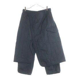 Y-3(ワイスリー) サイズ:M 21AW M CH2 CLOUD INSULATED PANTS クラウド インサレイテッド 中綿パンツ ブラック A2E001【中古】【程度B】【カラーブラック】【オンライン限定商品】