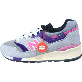 New Balance(ニューバランス) サイズ:26.5cm ×KITH ×UNITED ARROWS & SONS M997KTI キス ユナイテッドアローズ&サンズ スウェードレザー メッシュ ローカットスニーカー グレー US8.5/26.5cm【新古品/中古】【程度S】【カラーグレー】【取扱店舗BRING KICKS】