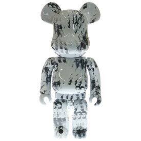 MEDICOM TOY(メディコムトイ) サイズ:10 BE@RBRICK Andy Warhol's ELVIS PRESLEY 1000% ベアブリック アンディ ウォーホル エルヴィス プレスリー フィギュア 人形 グレー【新古品/中古】【程度S】【カラーグレー】【オンライン限定商品】