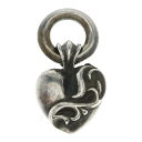 CHROME HEARTS(クロムハーツ) HEART CHARM ハートチャーム ペンダントトップ シルバー BCA277【中古】【程度B】【カラ…