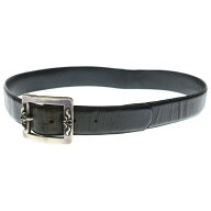 CHROME HEARTS(クロムハーツ) サイズ:34 BLT OTJ 1.0inch フィリグリー レザーベルト ブラック/シルバー…