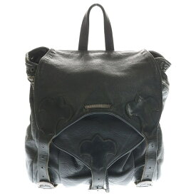 CHROME HEARTS(クロムハーツ) サイズ:スモール BACKPACK SML AIF フレアニー ガンスリンガー スクロールラベル レザー リュクサック バックパック ブラック【中古】【程度B】【カラーブラック】【取扱店舗BRING札幌店】