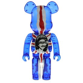 MEDICOM TOY(メディコムトイ) サイズ:10 BE@RBRICK Sex Pistols God Save The Queen Clear Ver. 1000% ベアブリック セックス ピストルズ ゴッド セイヴ ザ クイーン クリアバージョン フィギュア 人形【中古】【程度B】【カラーブルー】【オンライン限定商品】