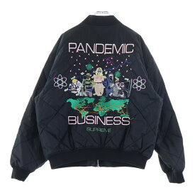 SUPREME(シュプリーム) サイズ:L 24AW AOI Quilted Work Jacket アオイキルテッドワークジャケット キルティングジャケット ブラック【中古】【程度A】【カラーブラック】【取扱店舗BRING福岡天神店】