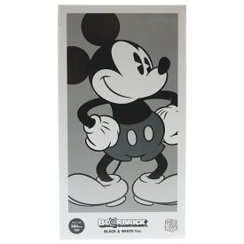 MEDICOM TOY(メディコムトイ) サイズ:400% BE@RBRICK MICKEY MOUSE BLACK & WHITE Ver. ベアブリック ミッキーマウス 400% ブラック/ホワイト【新古品/中古】【程度S】【カラーブラック】【取扱店舗BRING THRIFT CLOSET 幕張店】