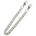 CHROME HEARTS(クロムハーツ) サイズ:Long CLASSIC LONG-T/2クリップロングクラシック ウォレットチェーン シルバー B…