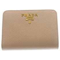 楽天市場】プラダ prada 2つ折り財布 ベージュの通販