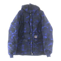 楽天市場】A BATHING APE ダウンジャケット（カラーブルー）（メンズ 