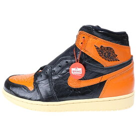 NIKE(ナイキ) サイズ:27.5cm AIR JORDAN1 RETRO HIGH OG 555088-028 エアジョーダン1 シャッタード バックボード3.0 ハイカットスニーカー US9.5/27.5cm オレンジ【新古品/中古】【程度S】【カラーオレンジ】【取扱店舗BRING KICKS】